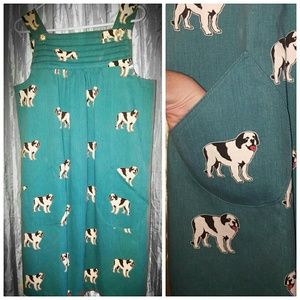 St bernard petterned homemade xxl dress